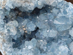 Natural Large Blue Celestite Geode Specimen x 1 From Sakoany, Madagascar - Toprock Gemstones and Minerals 