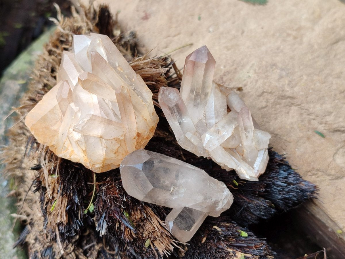 Natural Madagascar Quartz Crystal Clusters x 46 From Madagascar - Toprock Gemstones and Minerals 