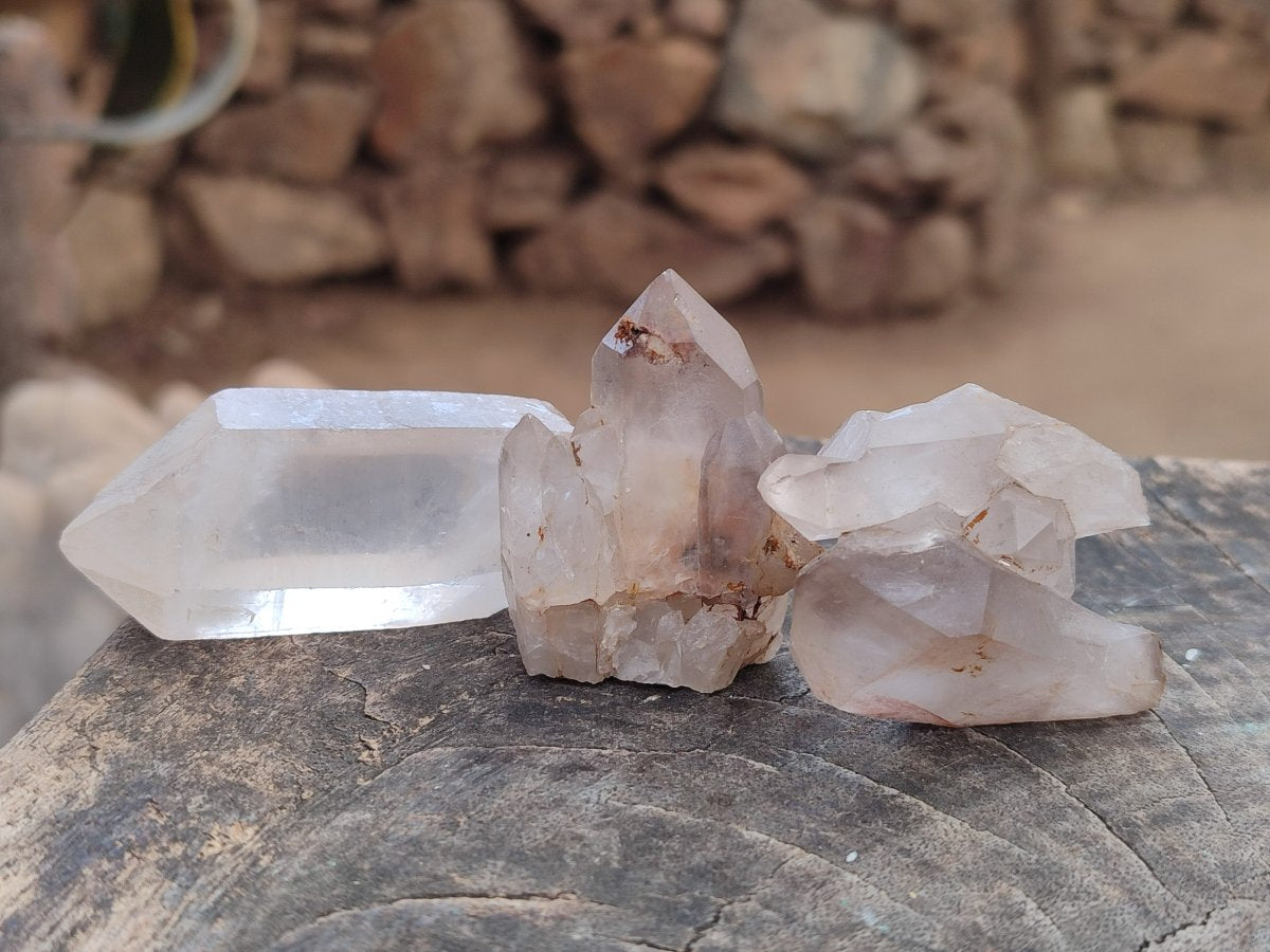 Natural Madagascar Quartz Crystal Clusters x 46 From Madagascar - Toprock Gemstones and Minerals 