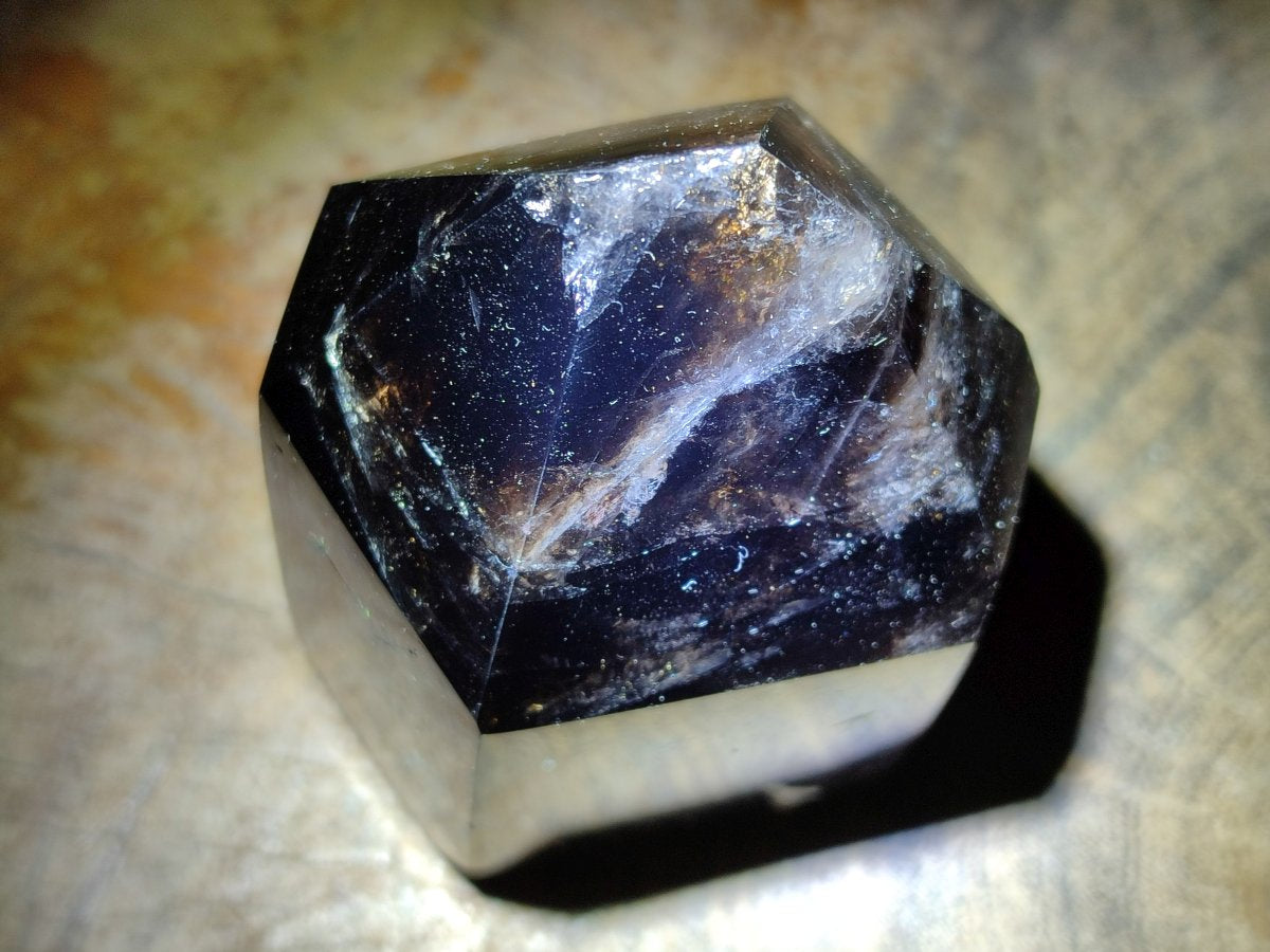 Polished Dark Morion Smokey Quartz and Smokey Window Crystals x 2 From Madagascar - Toprock Gemstones and Minerals 