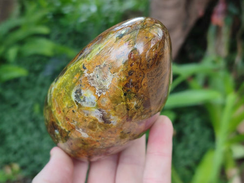 Polished Green Opal Standing Display Pieces x 3 From Betroka, Madagascar - Toprock Gemstones and Minerals 