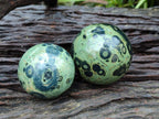 Polished Stromatolite Spheres x 3 From Katsepy, Madagascar - Toprock Gemstones and Minerals 