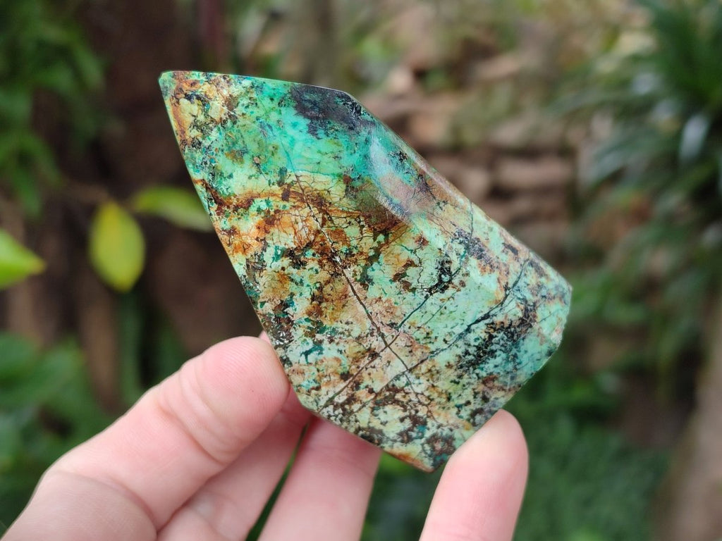 Polished African Turquoise Chrysocolla Display Crystals x 6 From South Africa - Toprock Gemstones and Minerals 