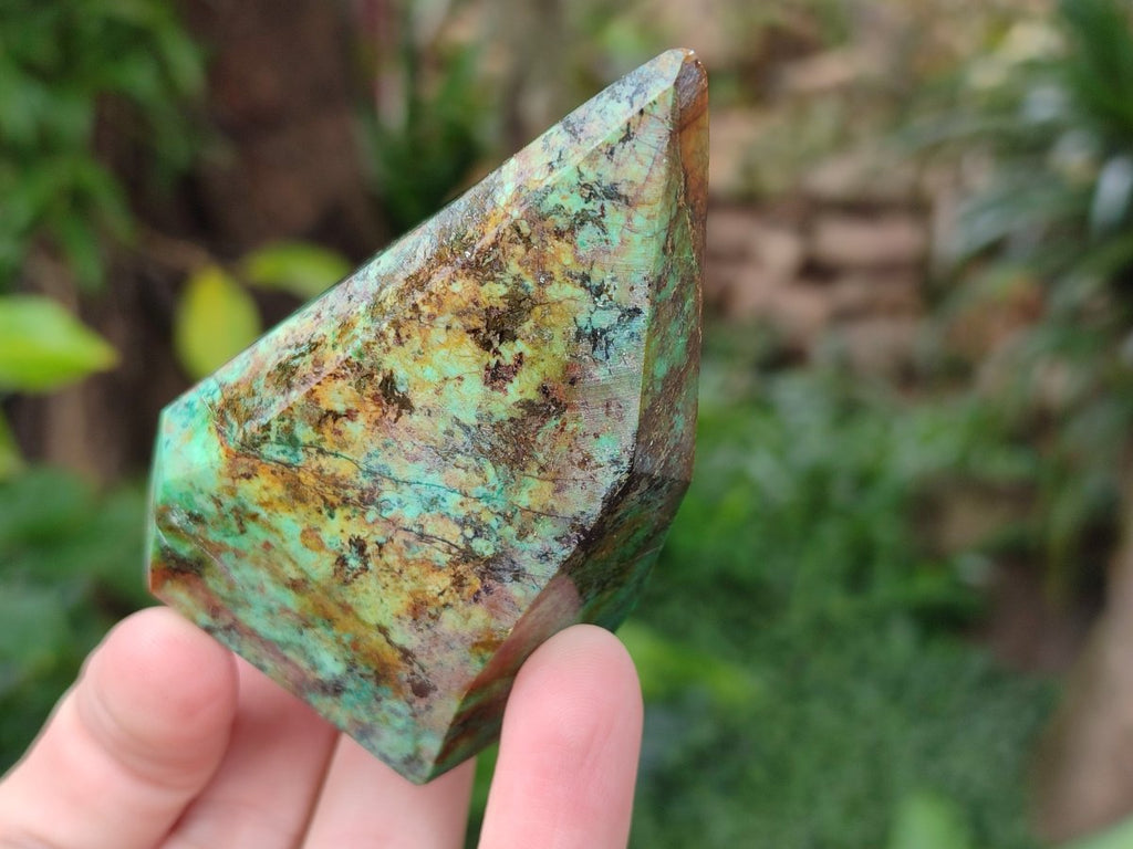 Polished African Turquoise Chrysocolla Display Crystals x 6 From South Africa - Toprock Gemstones and Minerals 