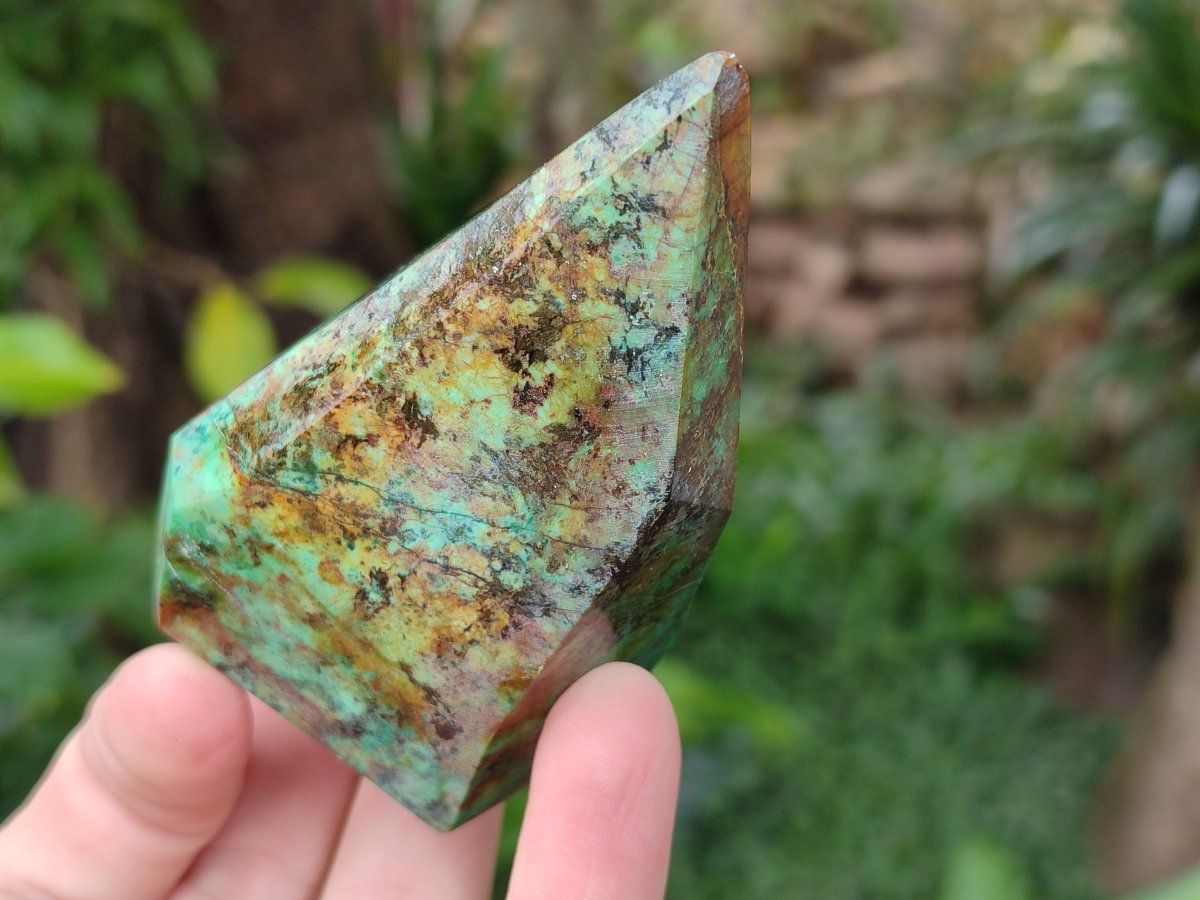 Polished African Turquoise Chrysocolla Display Crystals x 6 From South Africa - Toprock Gemstones and Minerals 