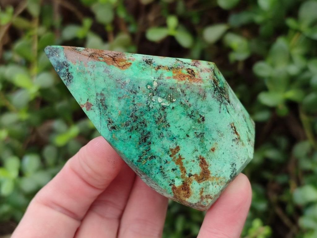 Polished African Turquoise Chrysocolla Display Crystals x 6 From South Africa - Toprock Gemstones and Minerals 