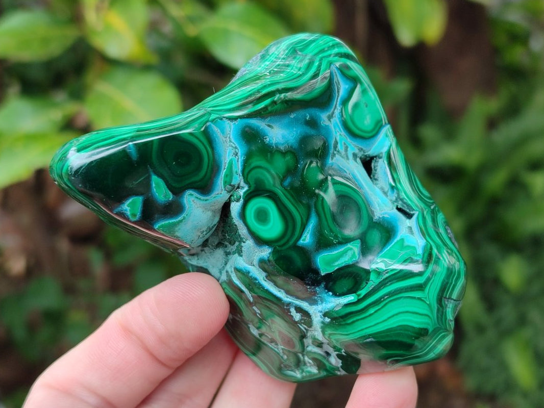 Polished Malacolla Free Forms x 4 From Kulukuluku, Congo - Toprock Gemstones and Minerals 