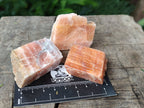 Natural Rhombohedral Sunset Orange Calcite Specimens x 35 From Spitzkop, Namibia - Toprock Gemstones and Minerals 