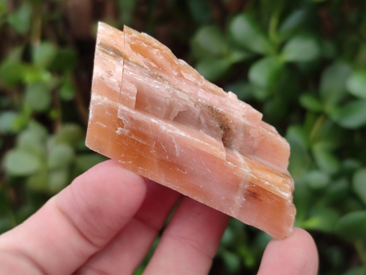 Natural Rhombohedral Sunset Orange Calcite Specimens x 35 From Spitzkop, Namibia - Toprock Gemstones and Minerals 