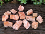 Natural Rhombohedral Sunset Orange Calcite Specimens x 35 From Spitzkop, Namibia - Toprock Gemstones and Minerals 