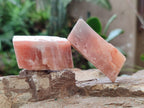 Natural Rhombohedral Sunset Orange Calcite Specimens x 35 From Spitzkop, Namibia - Toprock Gemstones and Minerals 