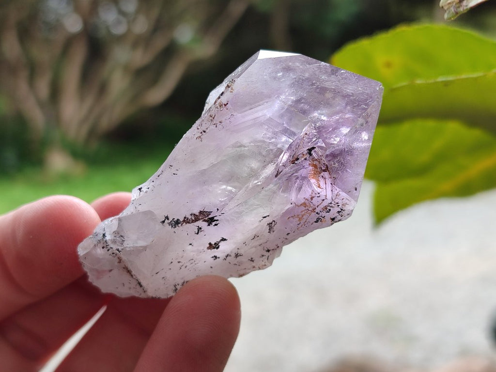 Natural Jacaranda Amethyst Single Crystals x 35 From Mumbwa, Zambia - Toprock Gemstones and Minerals 