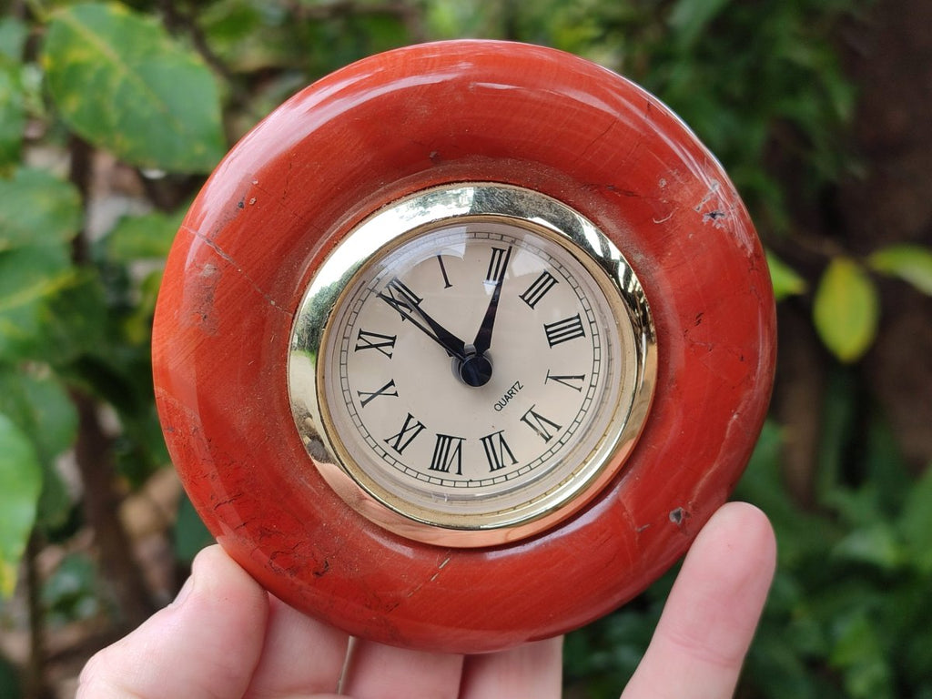 Polished Mixed Multi Mineral Clocks x 2 From South Africa - Toprock Gemstones and Minerals 