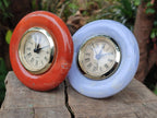 Polished Mixed Multi Mineral Clocks x 2 From South Africa - Toprock Gemstones and Minerals 