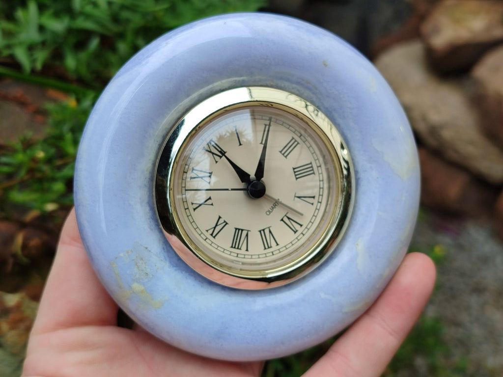 Polished Mixed Multi Mineral Clocks x 2 From South Africa - Toprock Gemstones and Minerals 