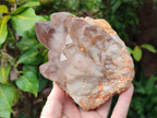 Natural Red Hematoid Quartz Crystal Clusters x 3 From Karoi, Zimbabwe - Toprock Gemstones and Minerals 