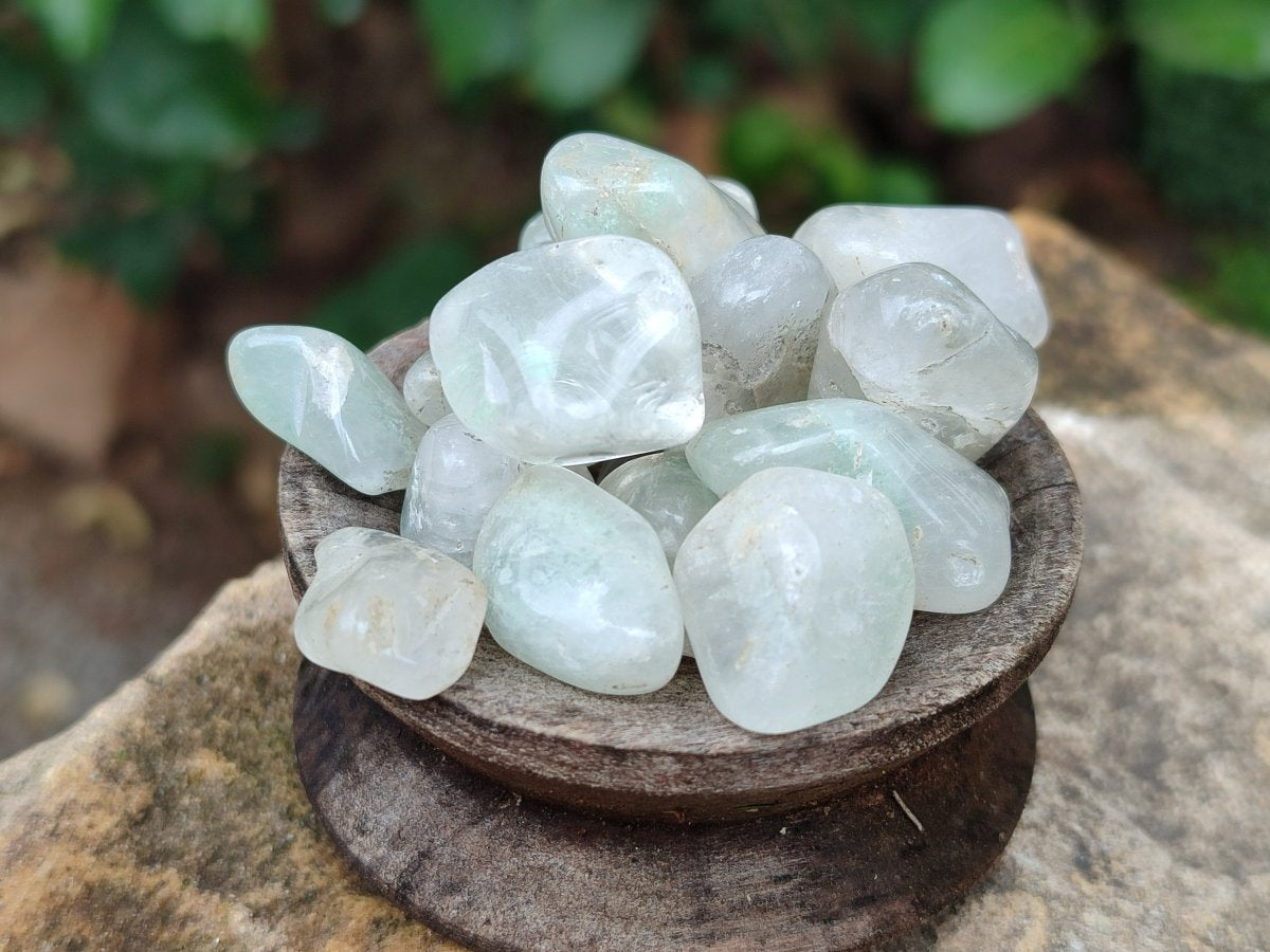 Polished Fuchsite Tumble Stones 3 x 1kg Bags From Andakatany, Madagascar - Toprock Gemstones and Minerals 