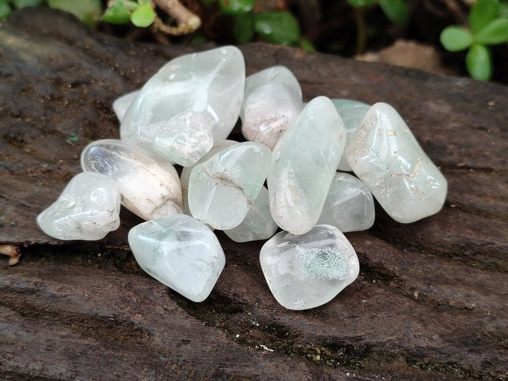 Polished Fuchsite Tumble Stones 3 x 1kg Bags From Andakatany, Madagascar - Toprock Gemstones and Minerals 