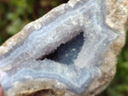 Natural Blue Lace Agate Geode Specimens x 6 From Nsanje, Malawi - Toprock Gemstones and Minerals 
