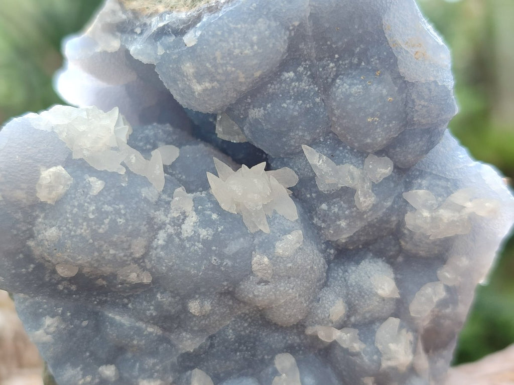 Natural Blue Lace Agate Geode Specimens x 6 From Nsanje, Malawi - Toprock Gemstones and Minerals 