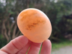 Polished Orange Twist Calcite Galets x 25 From Maevantanana, Madagascar - Toprock Gemstones and Minerals 