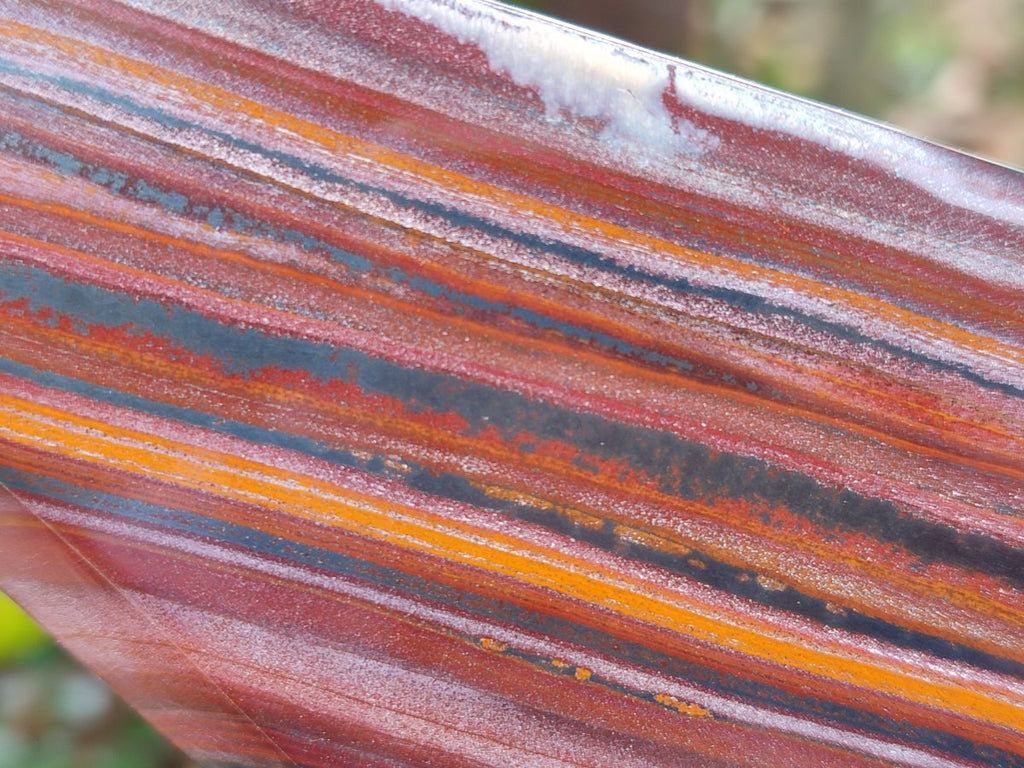 Polished Banded Tiger Iron Display Crystals x 2 From South Africa - Toprock Gemstones and Minerals 