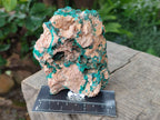 Natural Cabinet Dioptase on Dolomite Specimens x 3 From Likasi, Congo - Toprock Gemstones and Minerals 