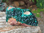 Natural Cabinet Dioptase on Dolomite Specimens x 3 From Likasi, Congo - Toprock Gemstones and Minerals 