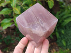 Polished Gemmy Rose Quartz Cubes x 2 From Madagascar - Toprock Gemstones and Minerals 