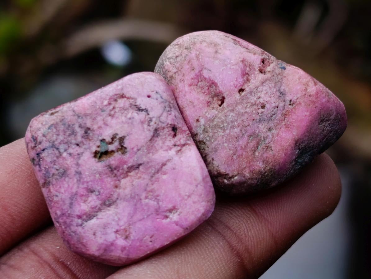 Polished Salrose Cobaltoan Dolomite Free Forms x 2kg Lot From Kakanda, Congo - Toprock Gemstones and Minerals 