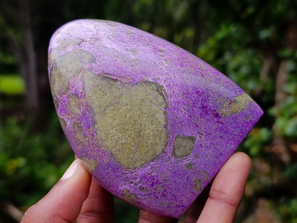 Polished Stichtite Standing Display Pieces x 3 From Barberton, South Africa - Toprock Gemstones and Minerals 