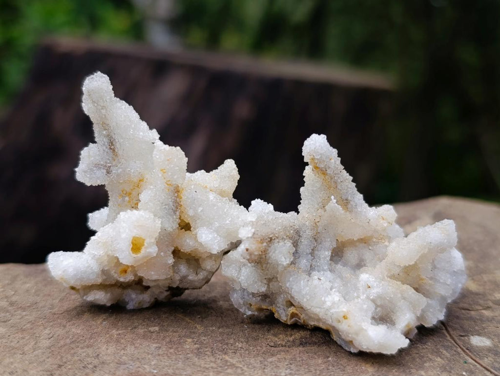 Natural Drusy Quartz Coated Calcite Pseudomorph Specimens x 35 From Albert's Mountain, Lesotho - Toprock Gemstones and Minerals 