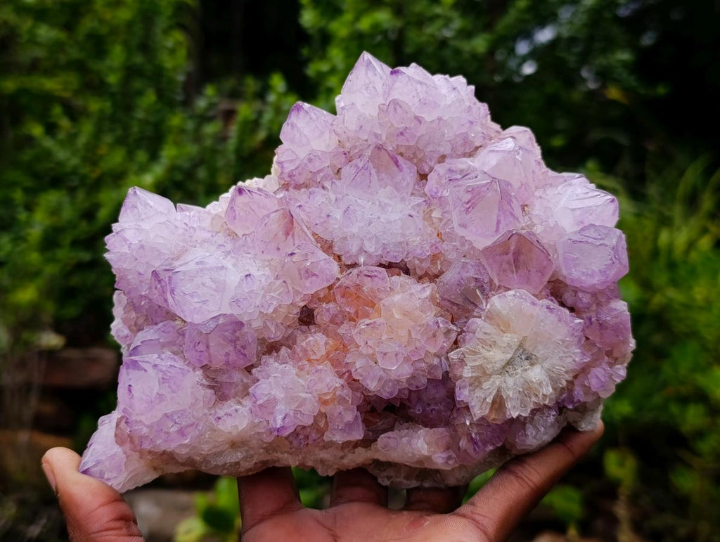 Natural Spirit Amethyst Clusters x 2 From Boekenhouthoek, South Africa - Toprock Gemstones and Minerals 