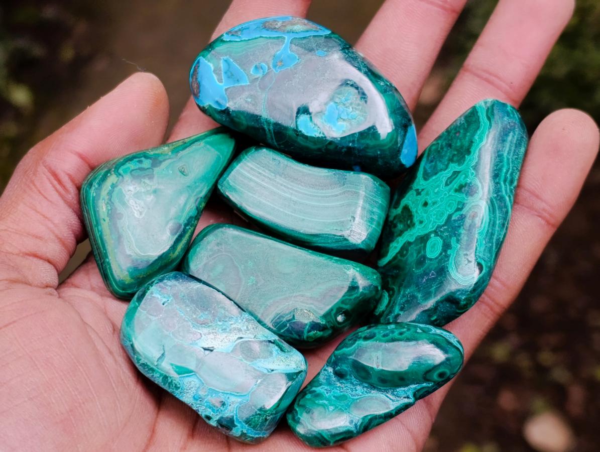 Polished Malacolla Free Forms x 29 From Kulukuluku, Congo - Toprock Gemstones and Minerals 