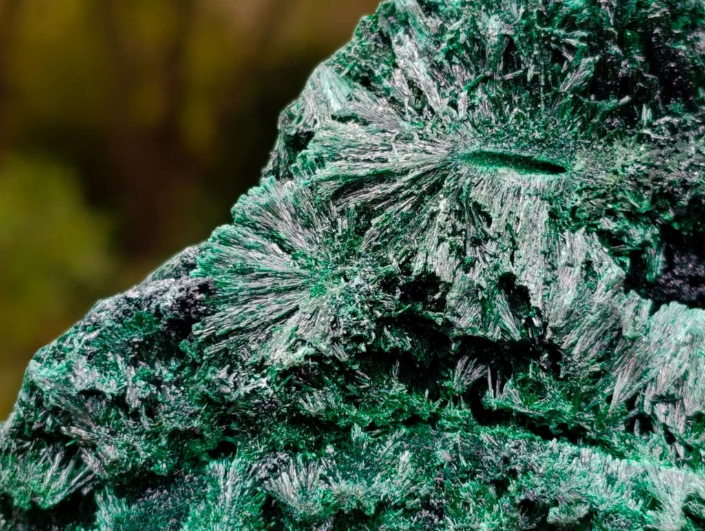 Natural Silky Malachite Specimens x 2 From Kasompe, Congo - Toprock Gemstones and Minerals 