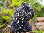 Natural Schorl Black Tourmaline with Associated Minerals x 2 From Erongo, Namibia - Toprock Gemstones and Minerals 