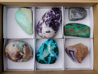 Polished Mixed Multi Mineral Free Forms x 7 From Madagascar - Toprock Gemstones and Minerals 