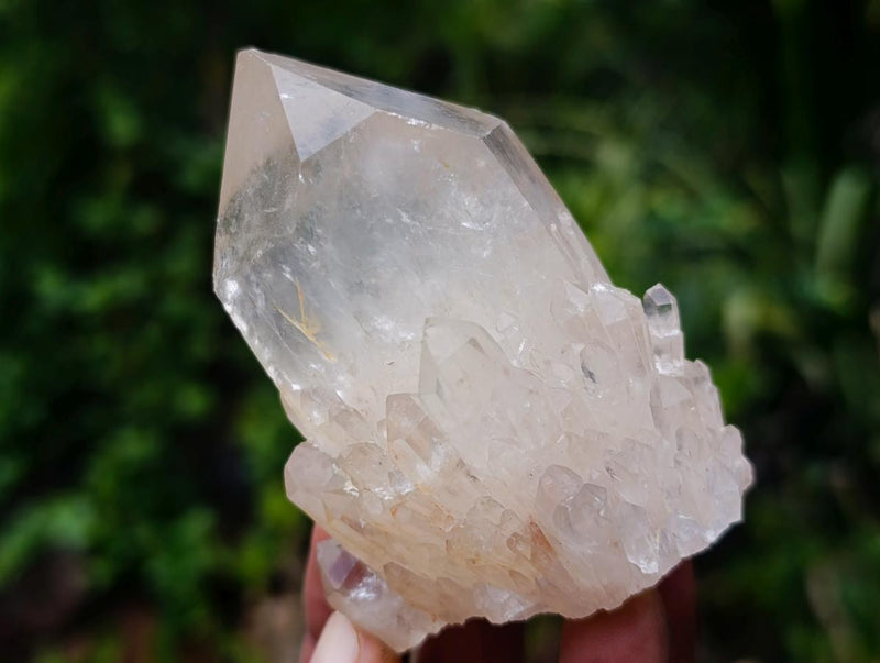 Natural Cascading Luena Quartz Crystals and Clusters x 5 From Luena, Congo - Toprock Gemstones and Minerals 
