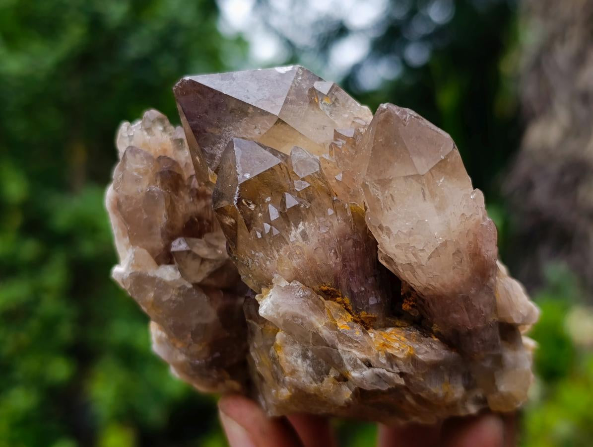 Natural Cascading Luena Quartz Crystals and Clusters x 5 From Luena, Congo - Toprock Gemstones and Minerals 