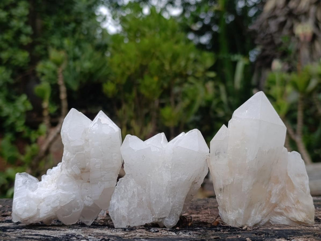 Natural Cascading "Anananas" Candle Quartz Crystals x 24 From Antsirabe, Madagascar - Toprock Gemstones and Minerals 