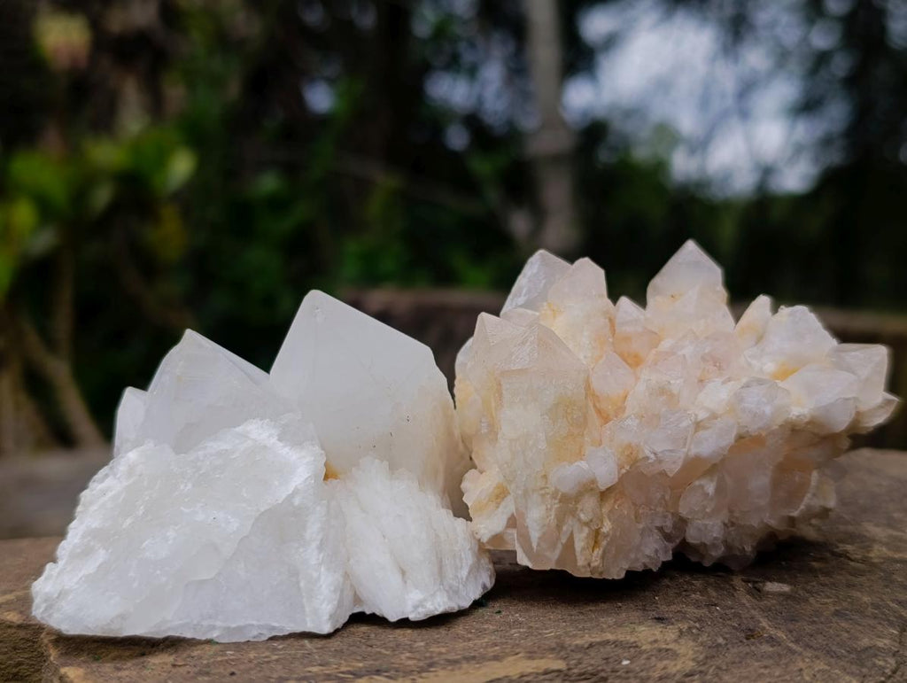 Natural Cascading "Anananas" Candle Quartz Crystals x 24 From Antsirabe, Madagascar - Toprock Gemstones and Minerals 