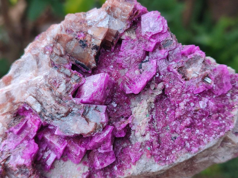 Natural Salrose Cobaltoan Dolomite Specimens x 4 From Kakanda, Congo - Toprock Gemstones and Minerals 