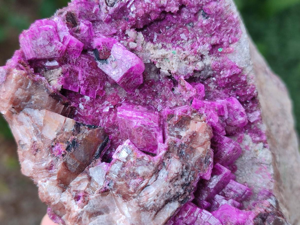 Natural Salrose Cobaltoan Dolomite Specimens x 4 From Kakanda, Congo - Toprock Gemstones and Minerals 