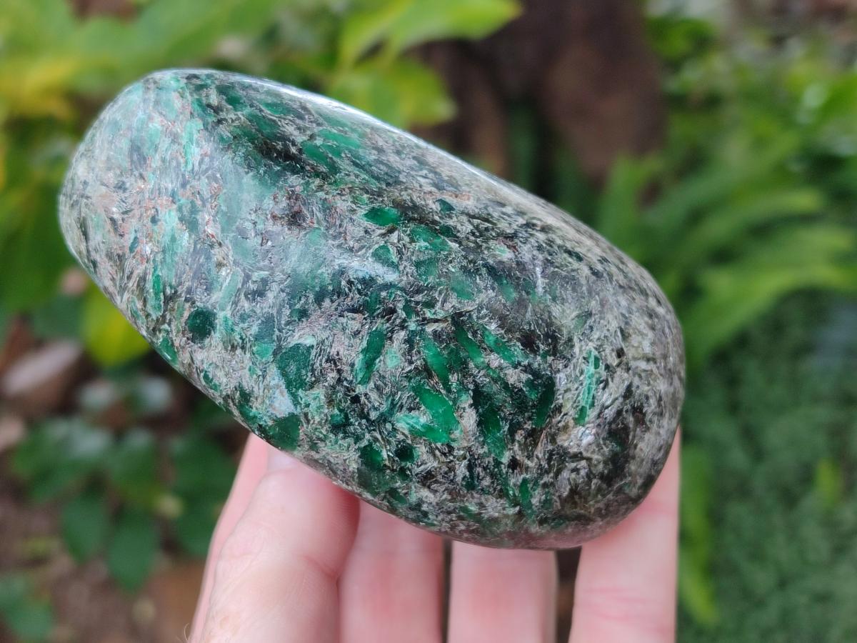 Polished Emerald Mica 'Mutokolite' Standing Display Pieces x 2 From Mutoko, Zimbabwe - Toprock Gemstones and Minerals 