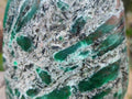 Polished Emerald Mica 'Mutokolite' Standing Display Pieces x 2 From Mutoko, Zimbabwe - Toprock Gemstones and Minerals 
