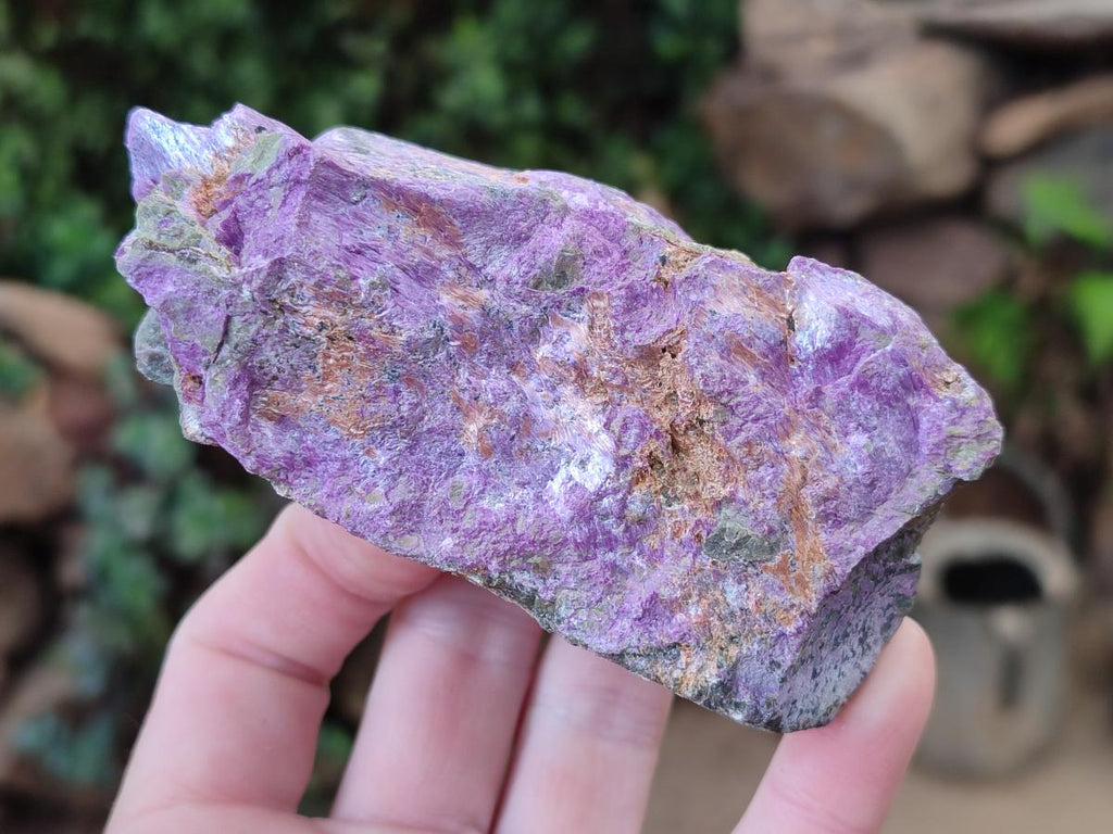 Natural Cobbed Stichtite Specimens x 6 From Barberton, South Africa - Toprock Gemstones and Minerals 