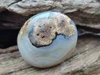 Polished Banded Agate Galets x 12 From Madagascar - Toprock Gemstones and Minerals 