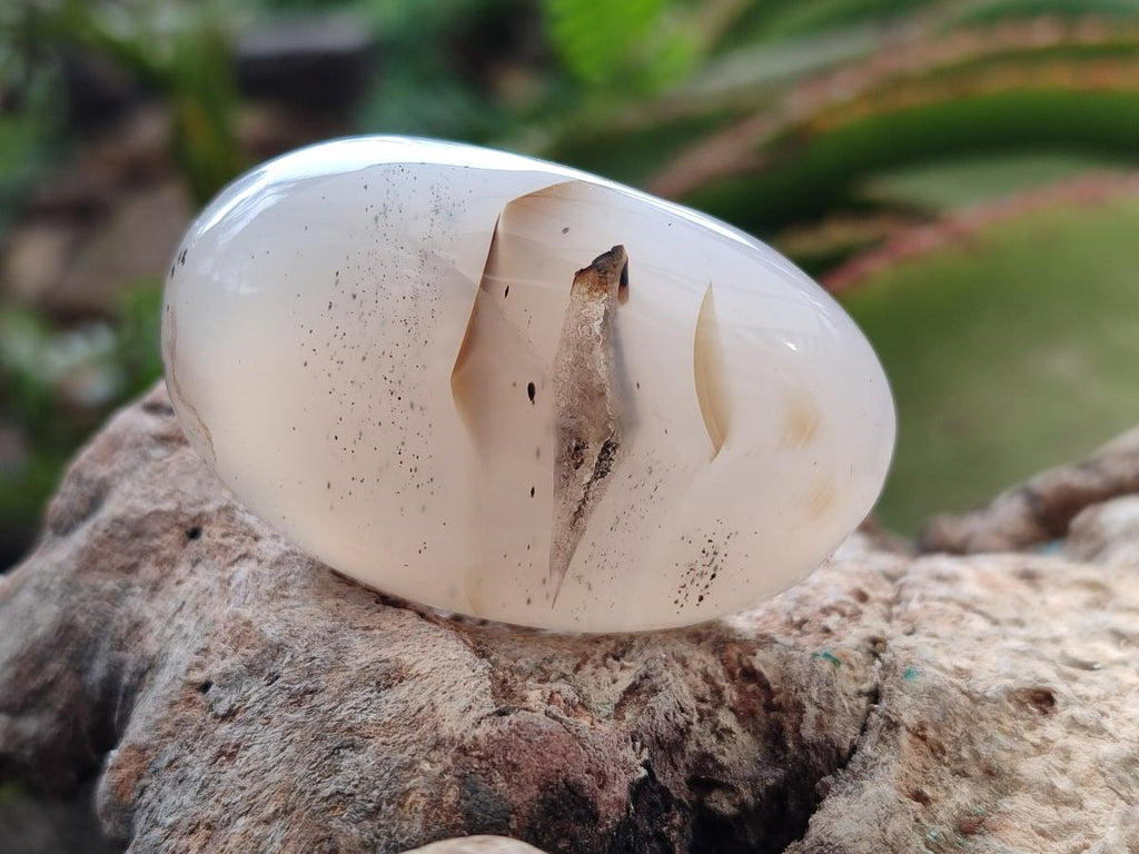 Polished Banded Agate Galets x 12 From Madagascar - Toprock Gemstones and Minerals 