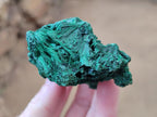 Natural Silky Malachite Specimens x 6 From Kasompe, Congo - Toprock Gemstones and Minerals 