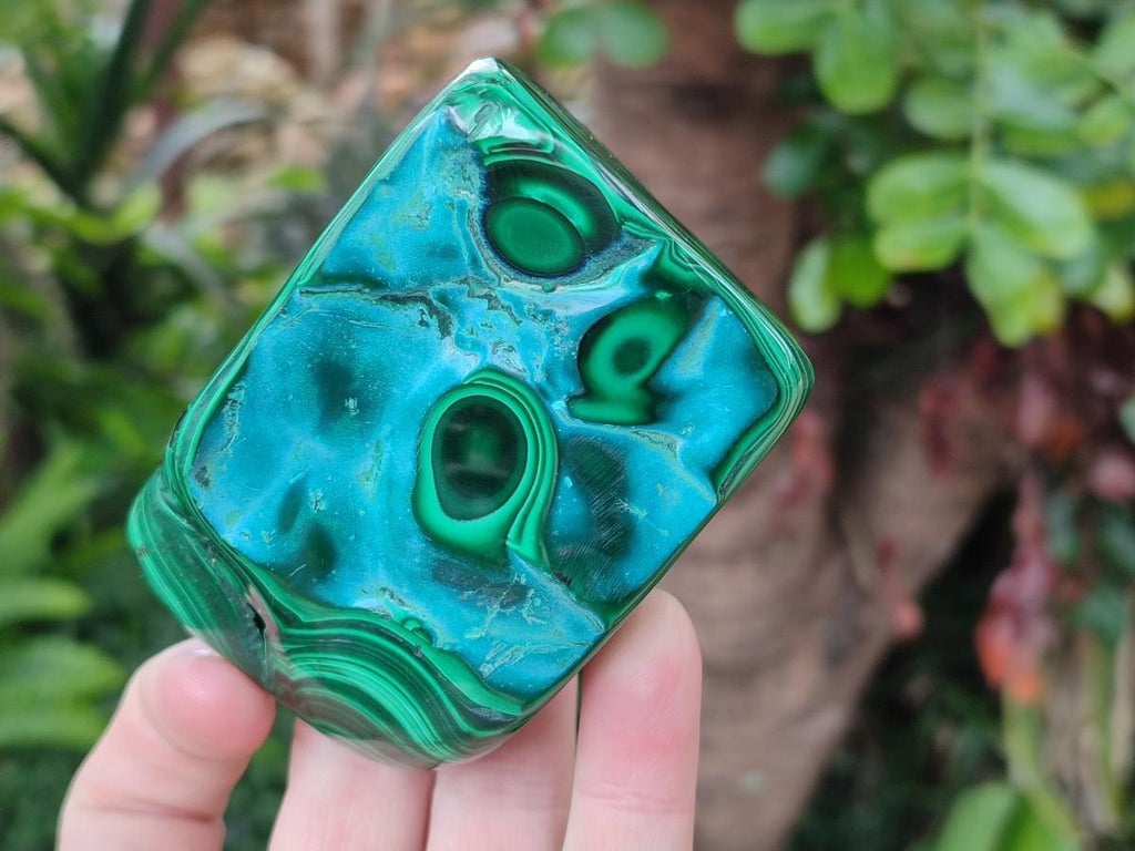 Polished Malacolla Free Forms x 4 From Kulukuluku, Congo - Toprock Gemstones and Minerals 